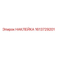 1613729201 НАКЛЕЙКА Epiroc