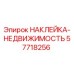 57718256 НАКЛЕЙКА-НЕДВИЖИМОСТЬ (Epiroc)