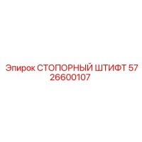 5726600107 СТОПОРНЫЙ ШТИФТ Epiroc