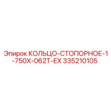 335210105 КОЛЬЦО-СТОПОРНОЕ-1-750X-062T-EX Epiroc