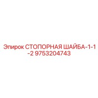 9753204743 СТОПОРНАЯ ШАЙБА-1-1-2 Epiroc
