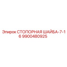 9900480925 СТОПОРНАЯ ШАЙБА-7-16 Epiroc