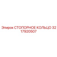 3217920507 СТОПОРНОЕ КОЛЬЦО Epiroc