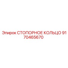 9170465670 СТОПОРНОЕ КОЛЬЦО Epiroc