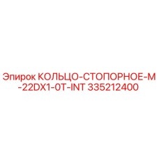 335212400 КОЛЬЦО-СТОПОРНОЕ-M-22DX1-0T-INT Epiroc