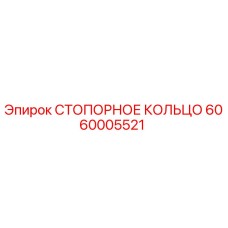 6060005521 СТОПОРНОЕ КОЛЬЦО Epiroc