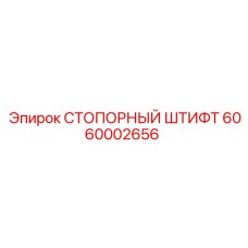 6060002656 СТОПОРНЫЙ ШТИФТ Epiroc