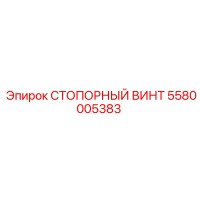 5580005383 СТОПОРНЫЙ ВИНТ Epiroc