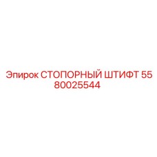 5580025544 СТОПОРНЫЙ ШТИФТ Epiroc
