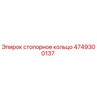 4749300137 Стопорное кольцо Epiroc