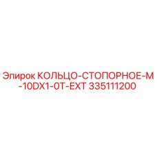 335111200 КОЛЬЦО-СТОПОРНОЕ-M-10DX1-0T-EXT Epiroc