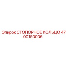 4700150006 СТОПОРНОЕ КОЛЬЦО Эпирок
