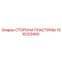 1310123400 СТОРОНА ПЛАСТИНЫ (Epiroc)