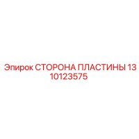 1310123575 СТОРОНА ПЛАСТИНЫ (Epiroc)
