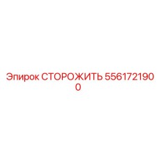 5561721900 СТОРОЖИТЬ Epiroc