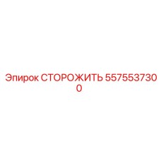 СТОРОЖИТЬ 5575537300 (Epiroc)