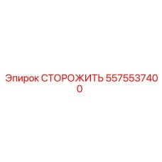 СТОРОЖИТЬ 5575537400 (Epiroc)