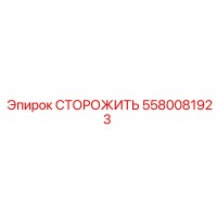 5580081923 СТОРОЖИТЬ Epiroc