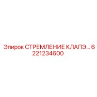 6221234600 СТРЕМЛЕНИЕ КЛАПЭ Epiroc