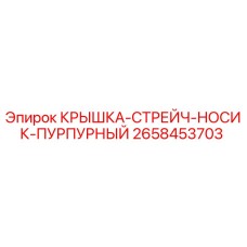 2658453703 КРЫШКА-СТРЕЙЧ-НОСИК-ПУРПУРНЫЙ Epiroc