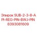 8393081609 SUB-2-3-8-API-REG-PIN-BWJ-PIN Epiroc