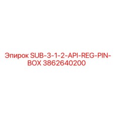 3862640200 SUB-3-1-2-API-REG-PIN-BOX Epiroc