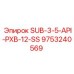 9753240569 SUB-3-5-API-PXB-12-SS Epiroc
