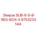 9753233144 SUB-6-5-8-REG-BOX-X Epiroc