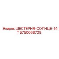 5750068729 ШЕСТЕРНЯ-СОЛНЦЕ-14T Epiroc