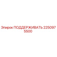 2250975500 ПОДДЕРЖИВАТЬ Epiroc
