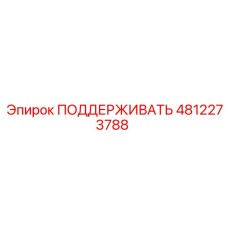 4812273788 ПОДДЕРЖИВАТЬ для Epiroc