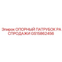 GS15862456 ОПОРНЫЙ ПАТРУБОК РАСПРОДАЖИ Epiroc