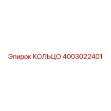 4003022401 КОЛЬЦО Epiroc