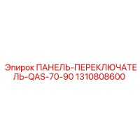 1310808600 ПАНЕЛЬ-ПЕРЕКЛЮЧАТЕЛЬ-QAS-70-90 Epiroc