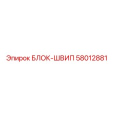 58012881 БЛОК-ШВИП Epiroc