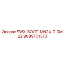 9899701373 SWX-БОЛТ-MN24-7-0M-22 Epiroc