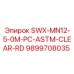 9899708035 SWX-MN12-5-0M-PC-ASTM-CLEAR-RD Epiroc