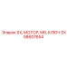 SX58607654 SX, МОТОР, M6, КЛЮЧ Epiroc