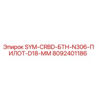8092401186 - SYM-CRBD-БТН-N306-ПИЛОТ-D18-ММ для буровых установок Epiroc