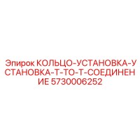 5730006252 КОЛЬЦО-УСТАНОВКА-УСТАНОВКА-T-TO-T-СОЕДИНЕНИЕ Epiroc
