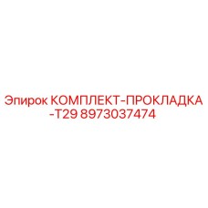 8973037474 КОМПЛЕКТ-ПРОКЛАДКА-T29 Epiroc