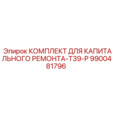 9900481796 КОМПЛЕКТ ДЛЯ КАПИТАЛЬНОГО РЕМОНТА-T39-P Epiroc