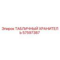57597387 ТАБЛИЧНЫЙ ХРАНИТЕЛЬ Epiroc