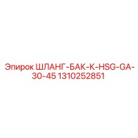 1310252851 ШЛАНГ-БАК-К-HSG-GA-30-45 Epiroc