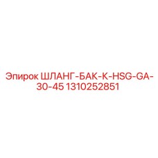 1310252851 ШЛАНГ-БАК-К-HSG-GA-30-45 Epiroc