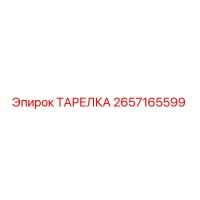 2657165599 ТАРЕЛКА Epiroc