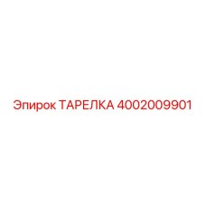 4002009901 ТАРЕЛКА Epiroc
