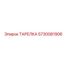 5730081906 ТАРЕЛКА Epiroc