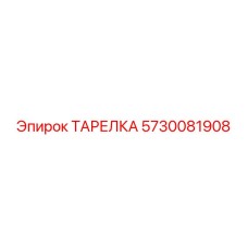 5730081908 ТАРЕЛКА Epiroc