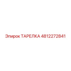 4812272841 ТАРЕЛКА Epiroc